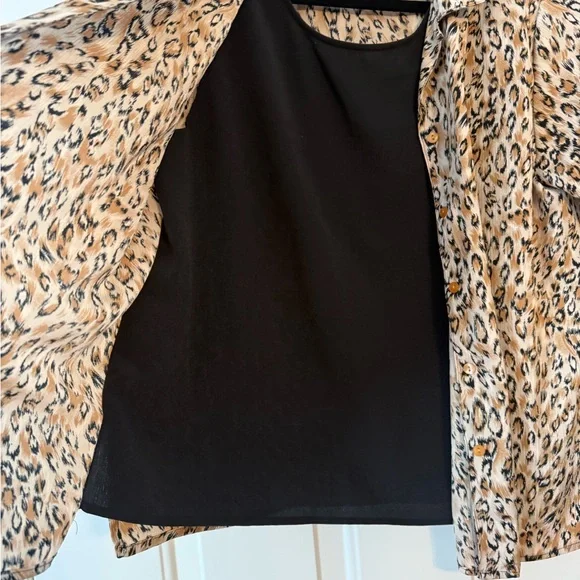 Elementz Animal Print Blouse - Picture 4 of 4